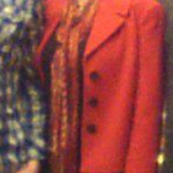 Red Wool Jacket/blazer Women's size 4-6 - Picture 2 of 5